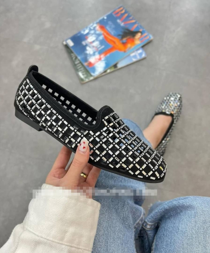 کالج آینه ای دخترانه مجلسی زنانه کالج نگینی کفش مجلسی خاص ترک وارداتی کالج روفرشی توری مشکی و کرم