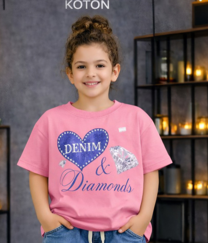 ست تیشرت و شلوارک دخترانه اسپرت مجلسی جنس نخ پنبه کامل بچگانه