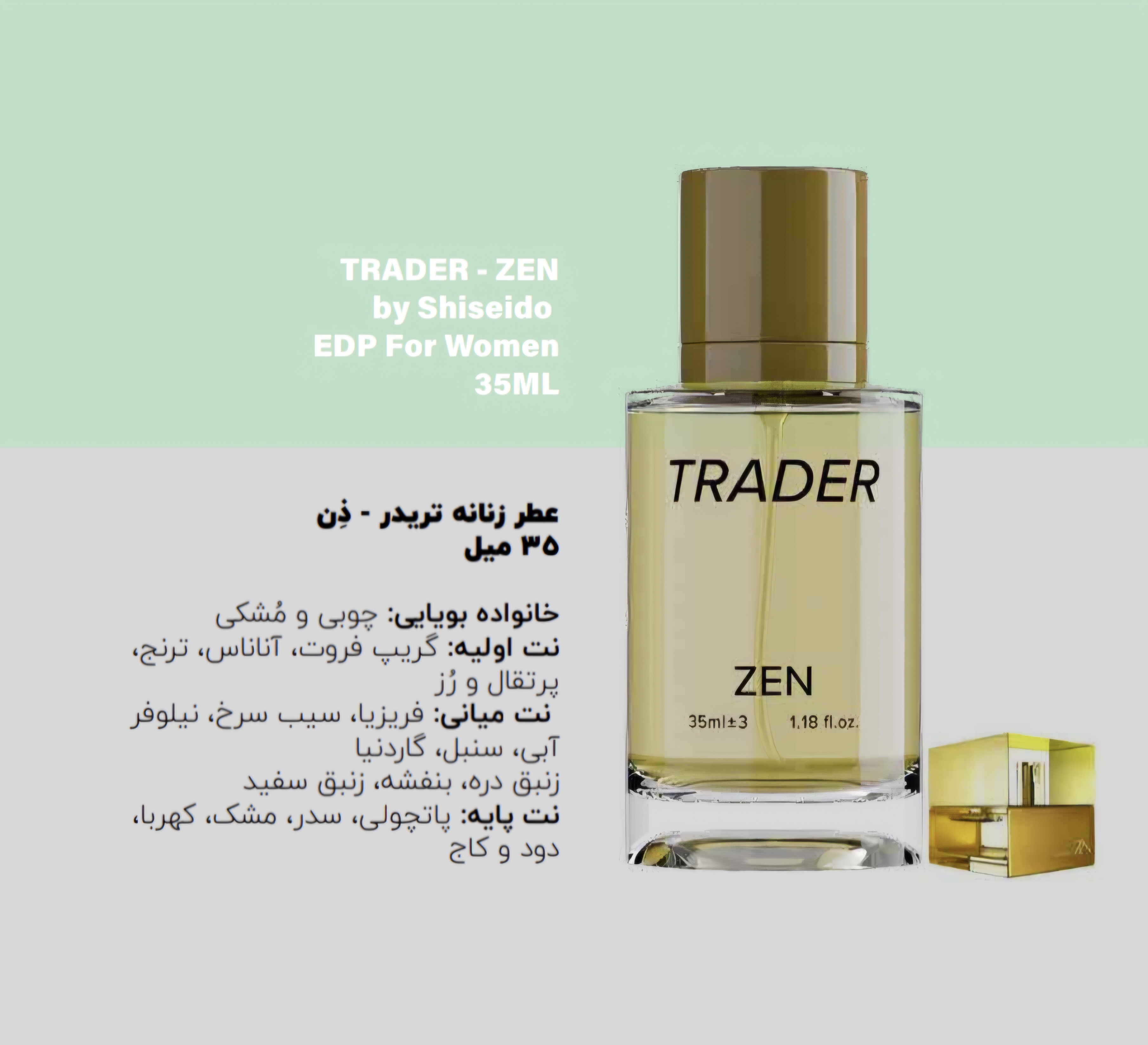 عطرهای شرکتی مردانه و زنانه تریدر در رایحه های عطر های برتر دنیا