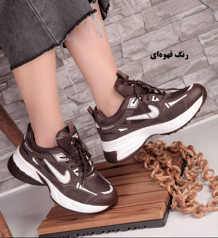 کتونی وی تو کی وارداتی زنانه زیره طبی مدل نایک v2k دخترانه