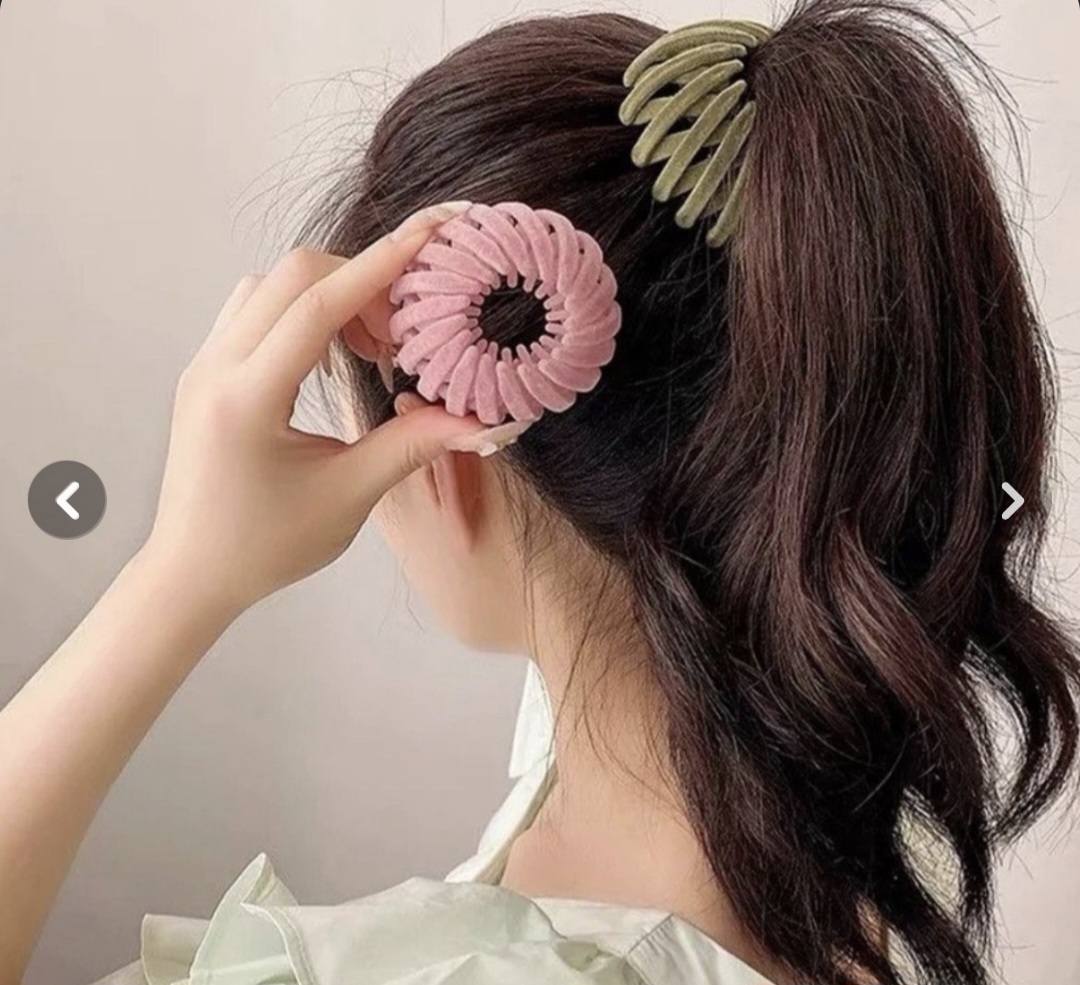 کلیپس مو گوجه ای چنگکی شمعی آکاردئونی